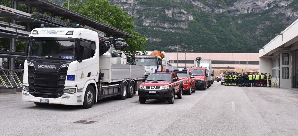 Emergenza maltempo: “L’esondazione di alcuni fiumi è certa”, la protezione civile trentina schierata in 6 comuni